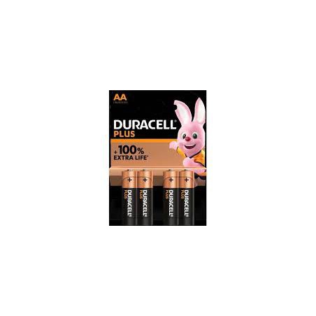 PILE DURACELL STILO AA PLUS POWER 4PZ