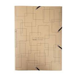 CARTELLE 3LEMBI C/ELASTICO A4 ECO EXACOMPTA