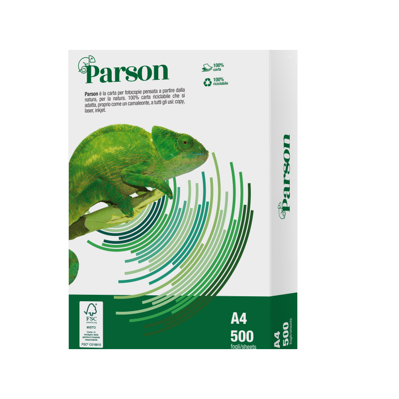 CARTA A4 500FG PARSON VERDE