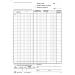 BLOCCO IVA CORRISPETTIVI 25MODULI 2 COPIE CR828