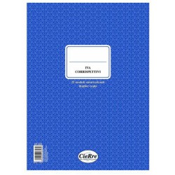 BLOCCO IVA CORRISPETTIVI 25MODULI 2 COPIE CR828