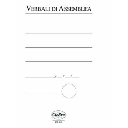 REGISTRO VERBALI DI ASSEMBLEA GENERALE CR410