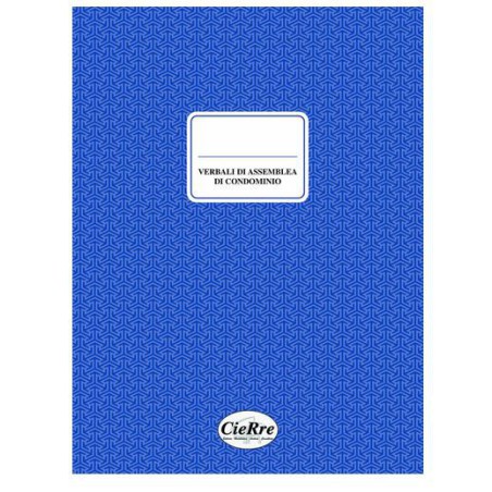REGISTRO VERBALE ASSEMBLEE DI CONDOMINIO CR409