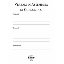 REGISTRO VERBALE ASSEMBLEE DI CONDOMINIO CR409