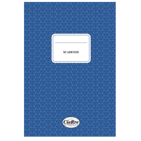 SCADENZARIO SPIRALATO GEN/DIC A5 12+36PAG. CR201