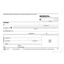 BLOCCO RICEVUTE ATTIVITA' SPORTIVE CR447