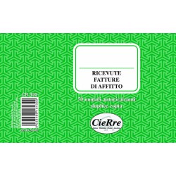 BLOCCO RICEVUTA D'AFFITTO 10X17 2COPIE CR430