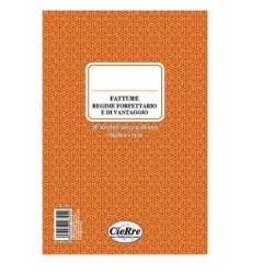 BLOCCO FATTURE REG.FORFETTARIO 2COPIE 15X21 CR395