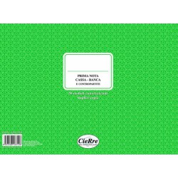 BLOCCO PRIMA NOTA CASSA/BANCA A4 2COPIE CR610