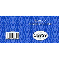 BLOCCO NUMERATO 1-1000 CONF.10PZ CR624