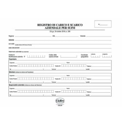 REGISTRO CARICO/SCARICO SUINI A4 CR247