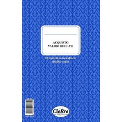 BLOCCO ACQUISTO VALORI BOLLATI 2 COPIE CR481