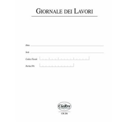 REGISTRO GIORNALE DEI LAVORI A4 USOMANO CR256