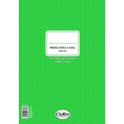 BLOCCO PRIMA NOTA CASSA C/IVA A4 2COPIE CR613