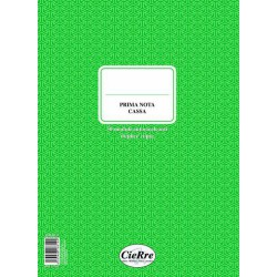 BLOCCO PRIMA NOTA CASSA A4 (ENTRATE-USCITE) CR614