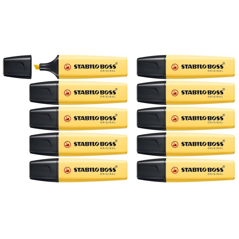 EVIDENZIATORI STABILO 70/144 GIALLO PASTEL 10PZ