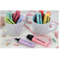 EVIDENZIATORI STABILO 70/144 GIALLO PASTEL 10PZ