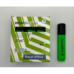 EVIDENZIATORI ROYAL OFFICE VERDE CONF.12PZ