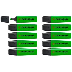 EVIDENZIATORI STABILO BOSS ORIGINAL VERDE 10PZ