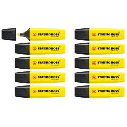 EVIDENZIATORI STABILO BOSS ORIGINAL GIALLO 10PZ