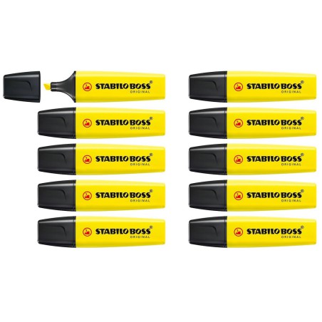EVIDENZIATORI STABILO BOSS ORIGINAL GIALLO 10PZ