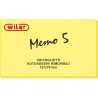 BLOCCO ADESIVO 127X76 100FG GIALLO WILER 12PZ