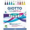 BRUSH PEN GIOTTO COLORI ASSORTITI CONF.10PZ
