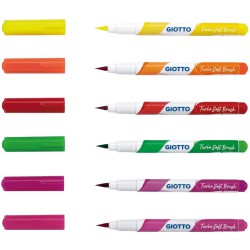 BRUSH PEN GIOTTO FLUO CONF.6PZ