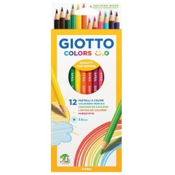 PASTELLI GIOTTO COLORS CONF.12PZ