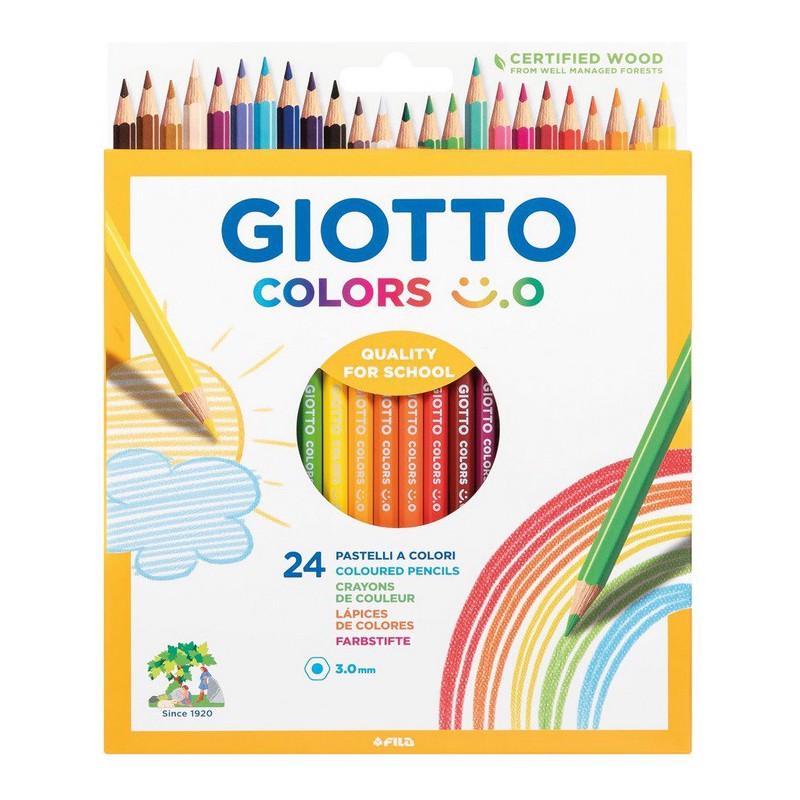 PASTELLI GIOTTO COLORS CONF.24PZ