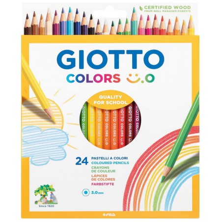 PASTELLI GIOTTO COLORS CONF.24PZ