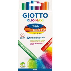 PASTELLI OLIO MAXI GIOTTO CONF.12PZ