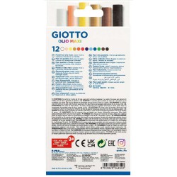 PASTELLI OLIO MAXI GIOTTO CONF.12PZ