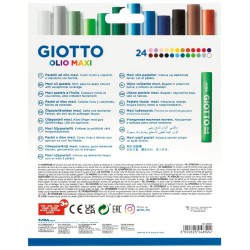 PASTELLI OLIO MAXI GIOTTO CONF.24PZ