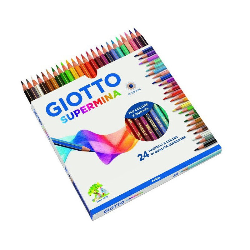 PASTELLI SUPERMINA GIOTTO CONF.24PZ