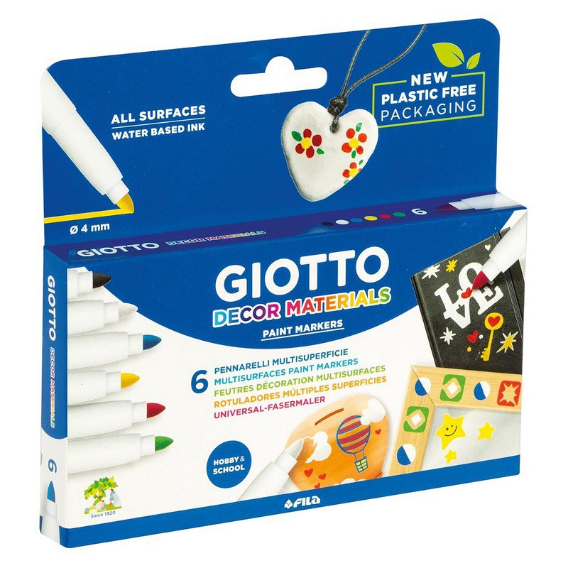 PENNARELLI GIOTTO DECOR MATERIALS CONF.6PZ