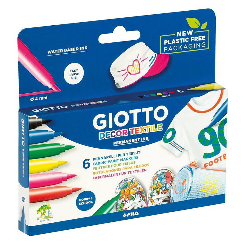 PENNARELLI GIOTTO DECOR TEXTILE CONF.6PZ