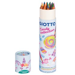 PASTELLI ACQUERELLAB. GIOTTO CANDY COLLECTION 18PZ