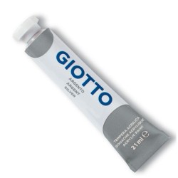TEMPERA ACRILICA GIOTTO 21ML ARGENTO CONF.6PZ
