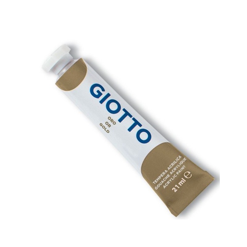 TEMPERA ACRILICA GIOTTO 21ML ORO CONF.6PZ