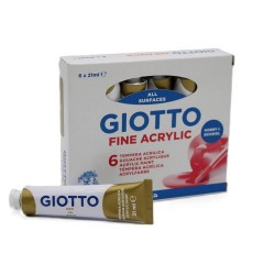 TEMPERA ACRILICA GIOTTO 21ML ORO CONF.6PZ