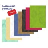 COPERTINE CARTONCINO GOFFRATO 230GR NERO 100PZ