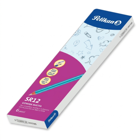 GOMME MATITA SR/12 PELIKAN CONF.6PZ