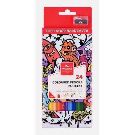 PASTELLI HARDTMUTH CONF.24PZ KOH-I-NOOR