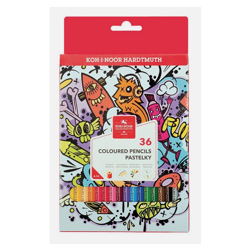 PASTELLI HARDTMUTH CONF.36PZ KOH-I-NOOR