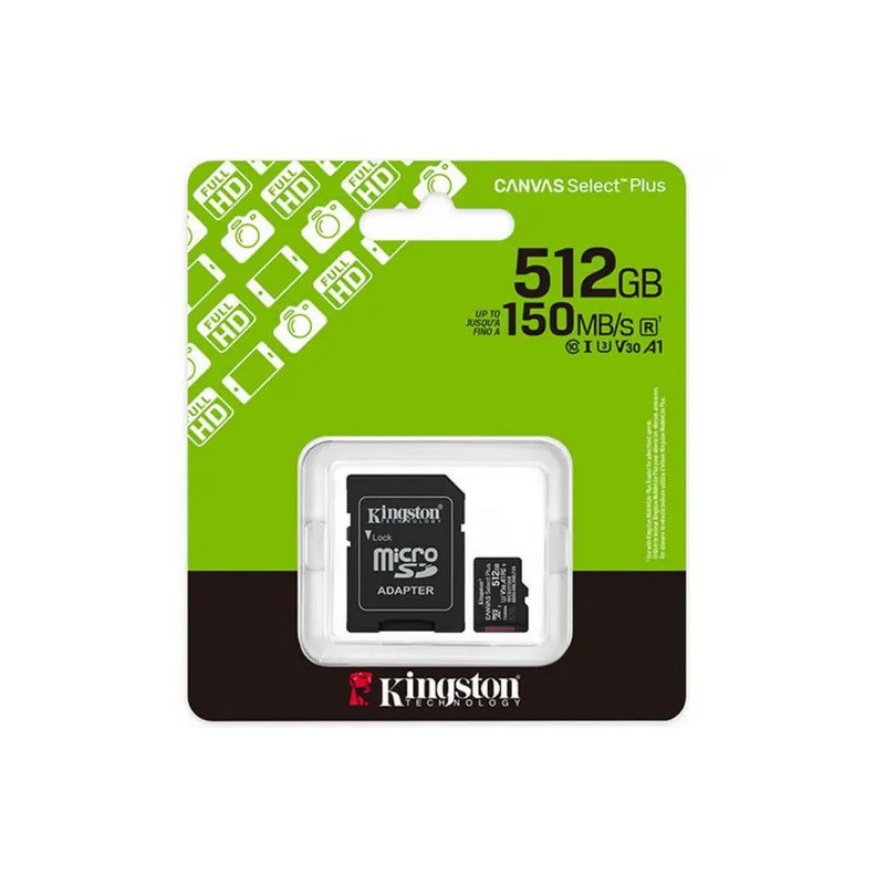 MICRO SD 512GB 100MB CL10 KINGSTON