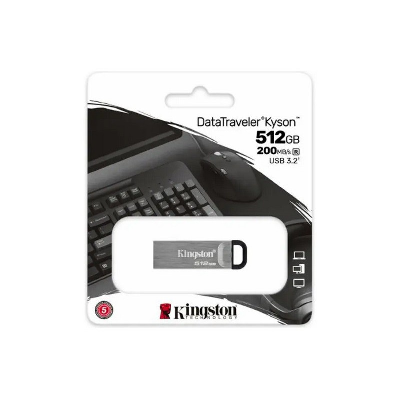 PEN DRIVE 512Gb DTKN METAL KINGSTON USB 3.2