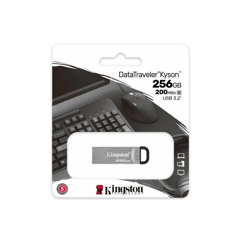 PEN DRIVE 256GB DTKN METAL KINGSTON USB 3.2