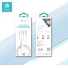 CAVO USB-A MICRO+TYPE-C+IPHONE 1MT DEVIA