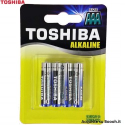 PILA ALKALINE STILO AA TOSHIBA BL4